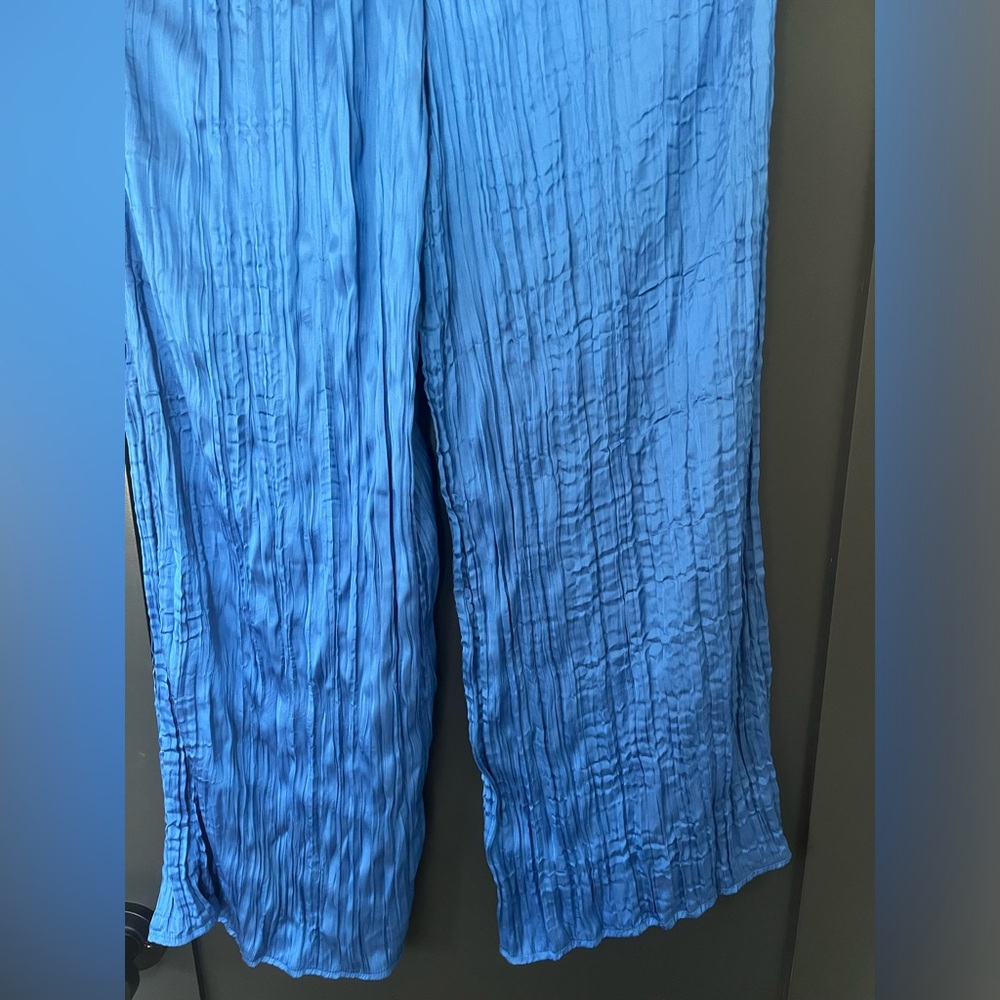 NWT House of Harlow Blue Matching pant/blouse set - Size Small - Picture 14 of 16